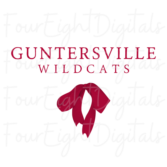 GUNTERSVILLE WILDCATS WITH BOW